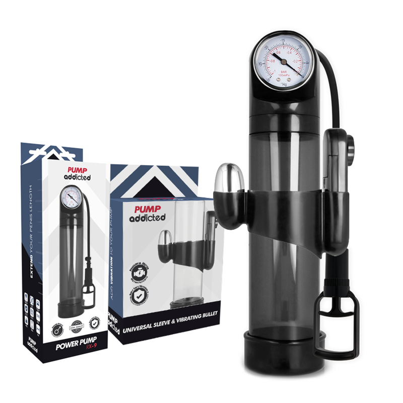 PUMP ADDICTED - RX9 BLACK VIBRATOR - NOCTURNA DESIRES