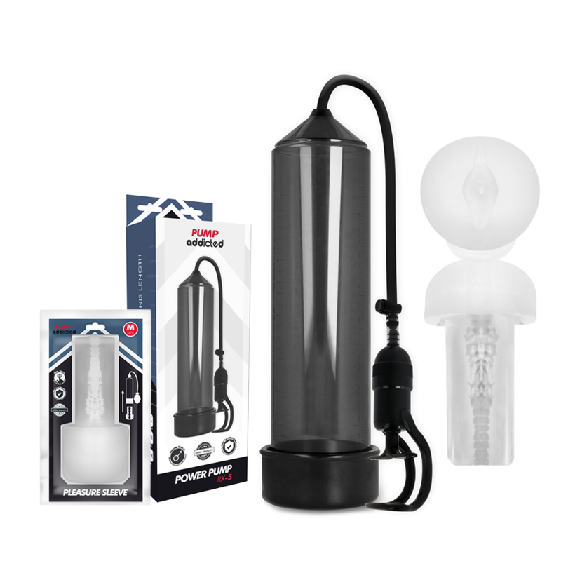 PUMP ADDICTED - RX5 BLACK WITH MASTURBATOR - NOCTURNA DESIRES