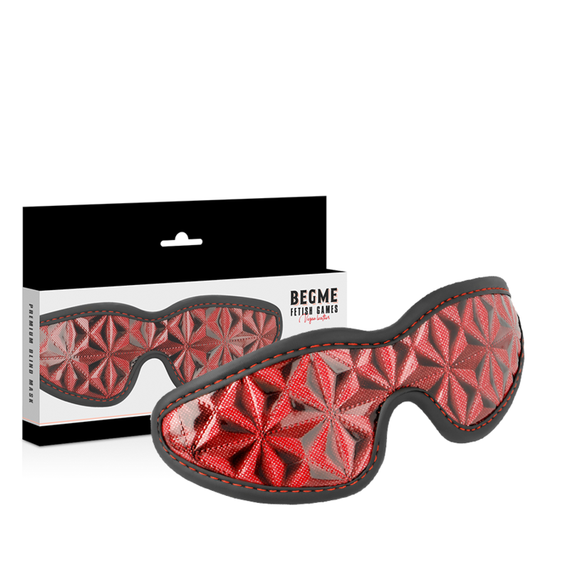 BEGME - RED EDITION PREMIUM BLIND MASK WITH NEOPRENE LINING - NOCTURNA DESIRES