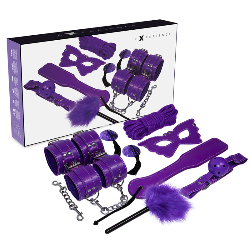 EXPERIENCE - BDSM FETISH KIT PURPLE SERIES - NOCTURNA DESIRES