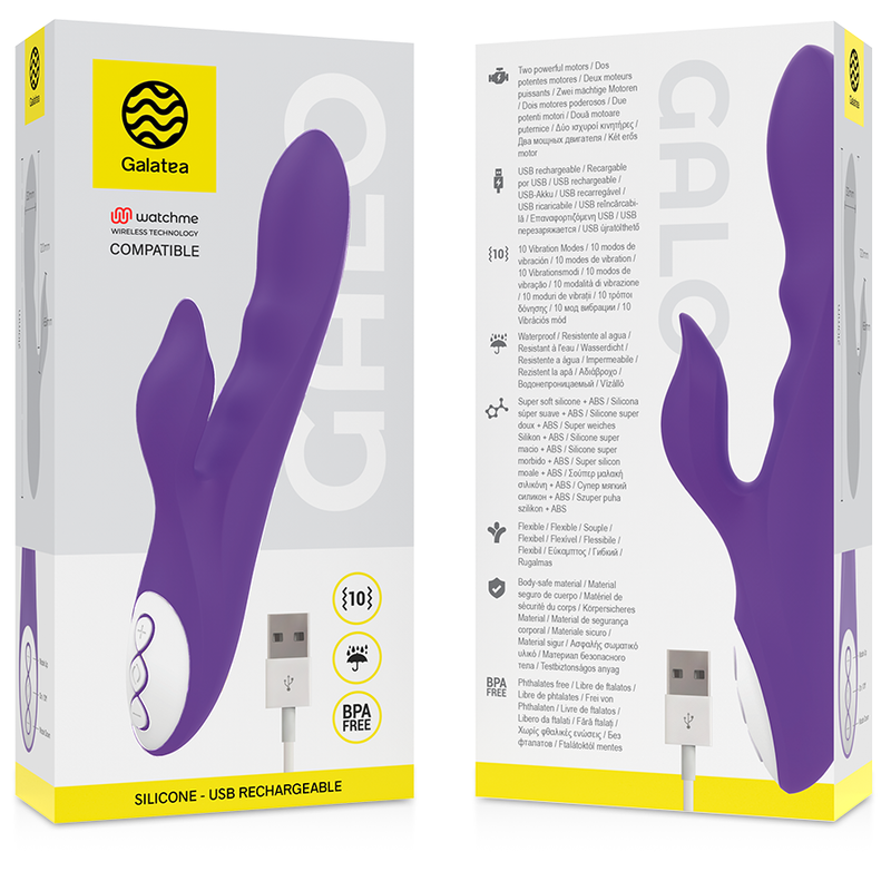 GALATEA - GALO LILAC VIBRATOR COMPATIBLE WITH WATCHME WIRELESS TECHNOLOGY - NOCTURNA DESIRES