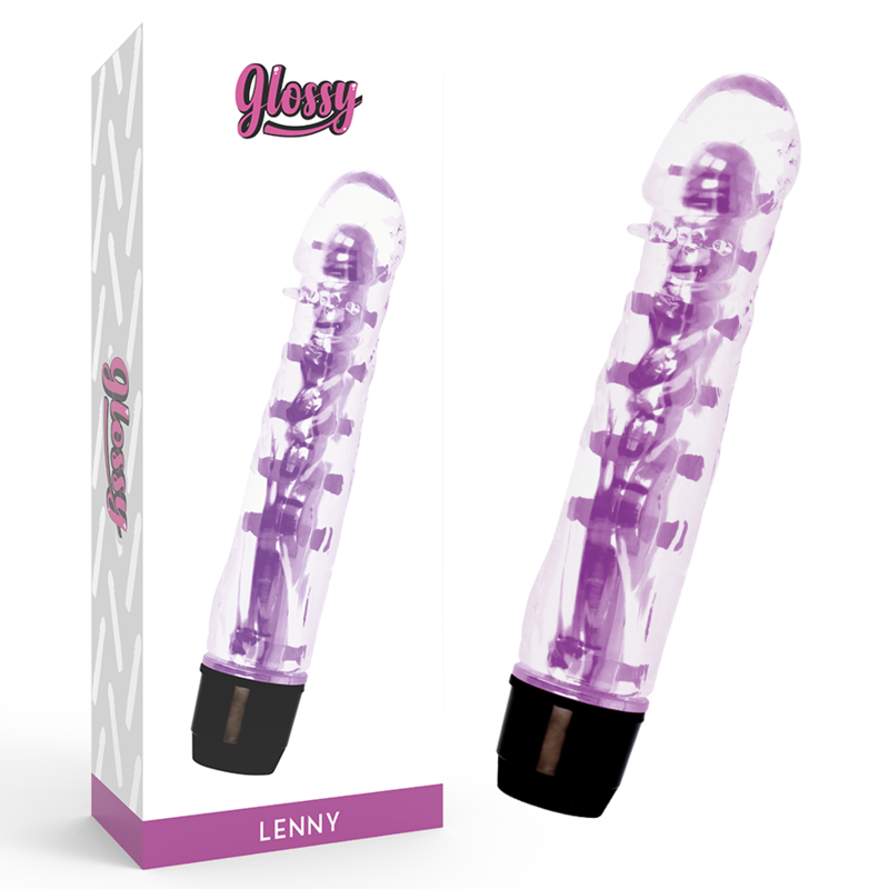 GLOSSY - LENNY VIBRATOR PURPLE - NOCTURNA DESIRES