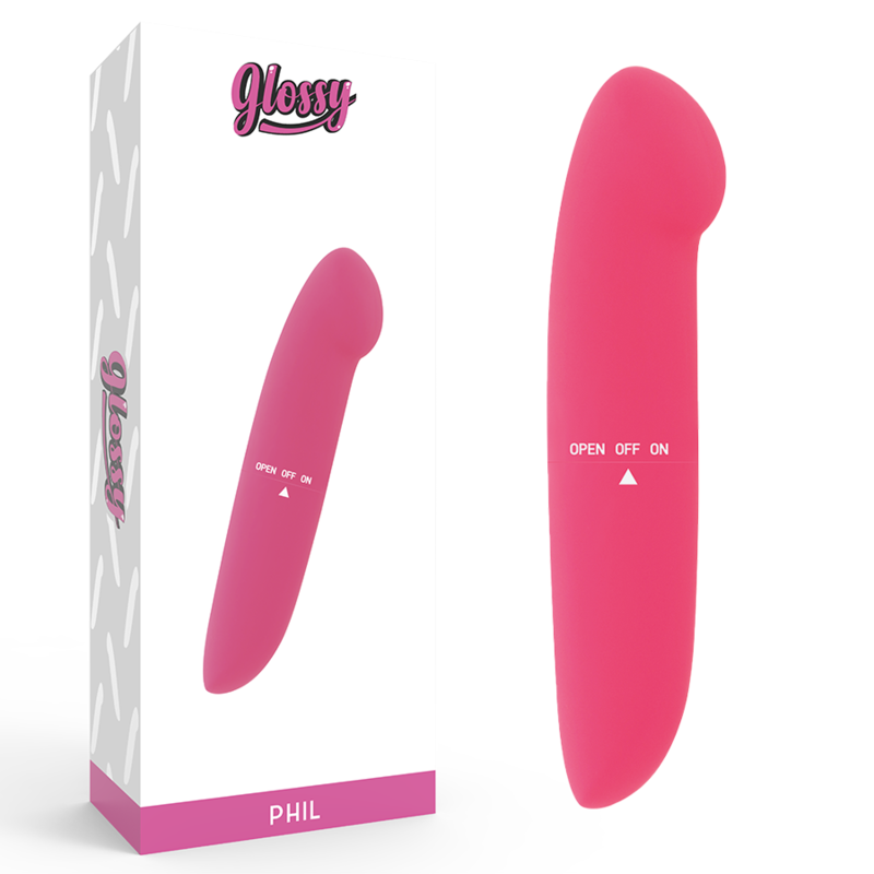 GLOSSY - PHIL VIBRATOR PINK - NOCTURNA DESIRES