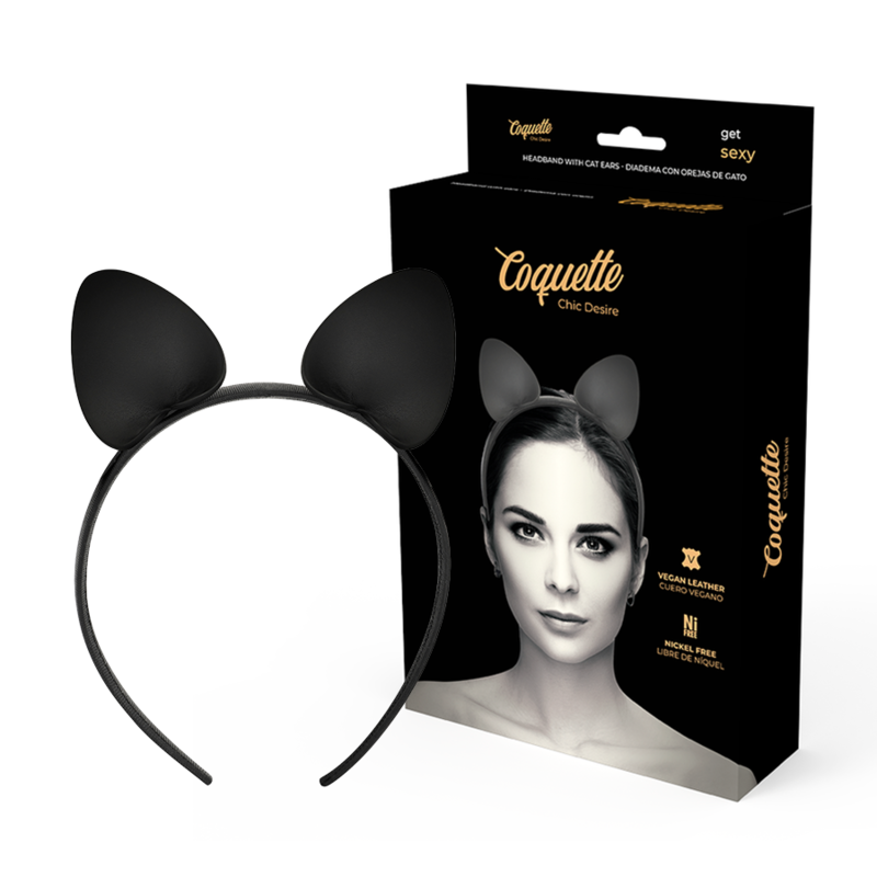 COQUETTE CHIC DESIRE - HEADBAND WITH CAT EARS - NOCTURNA DESIRES