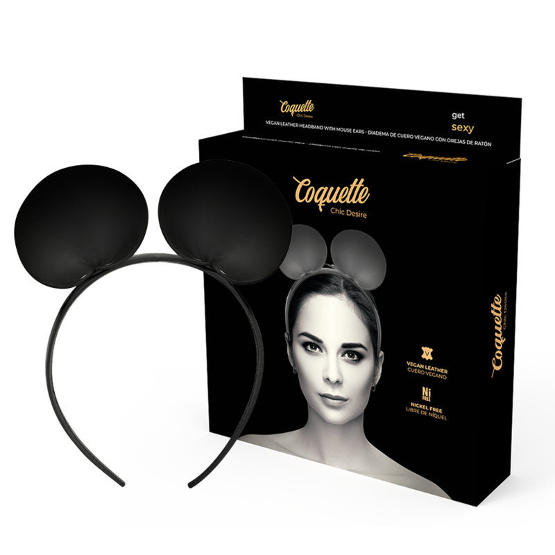 COQUETTE CHIC DESIRE - HEADBAND WITH MOUSE EARS - NOCTURNA DESIRES