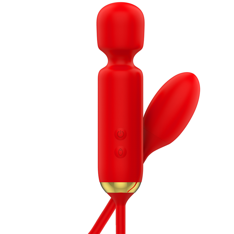 MIA - TOSCANA DOUBLE PLEASURE WAND + VIBRATING EGG - NOCTURNA DESIRES