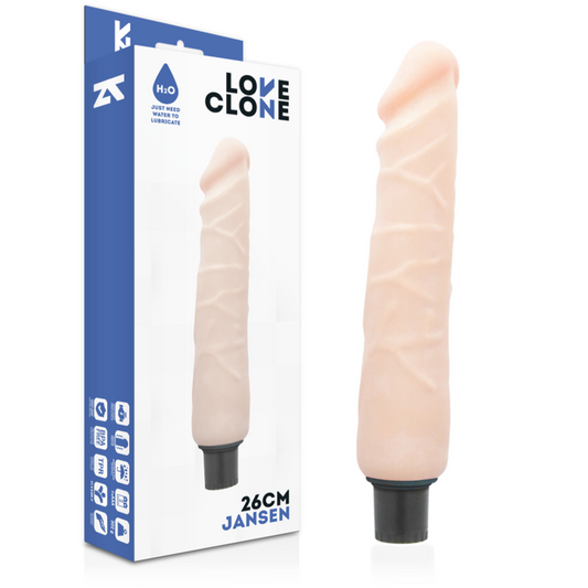 LOVECLONE - JANSEN SELF LUBRICATION VIBRATOR 26 CM -O- 4.2 CM LOVECLONE  NOCTURNA DESIRES