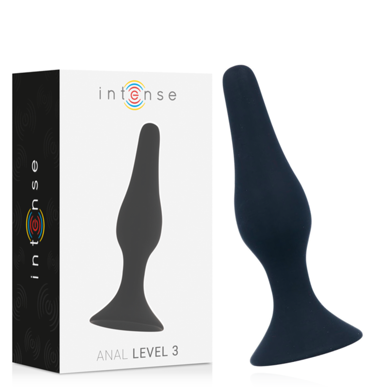 INTENSE - ANAL LEVEL 3 12.5CM BLACK INTENSE ANAL TOYS  NOCTURNA DESIRES
