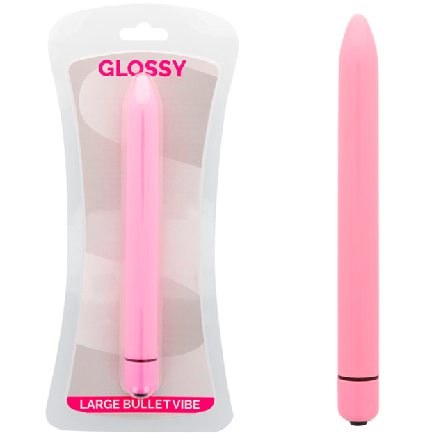 GLOSSY - SLIM VIBRATOR PINK GLOSSY  NOCTURNA DESIRES