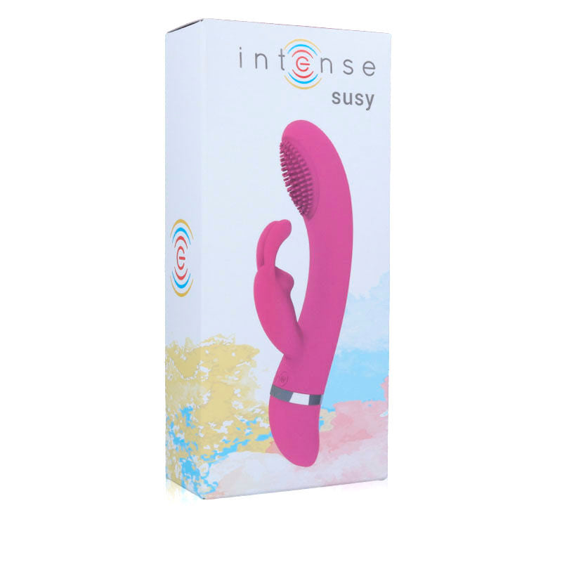 INTENSE - SUSY OSCILLATING VIBRATOR SILICONE RABBIT PINK INTENSE FUN  NOCTURNA DESIRES