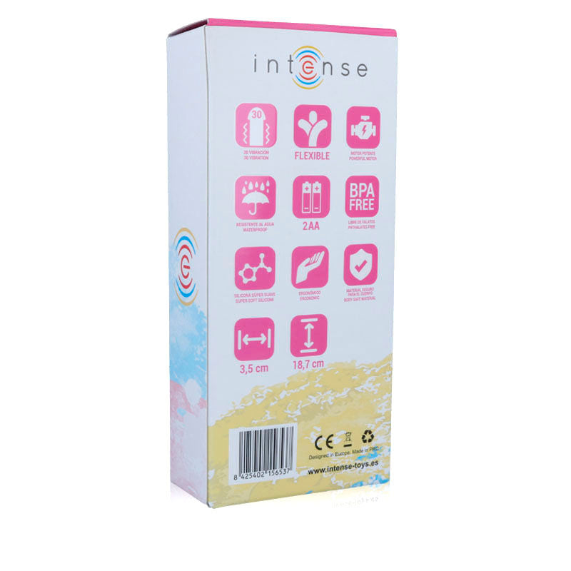 INTENSE - LEO VIBRATOR PINK SILICON LUXE INTENSE FUN  NOCTURNA DESIRES