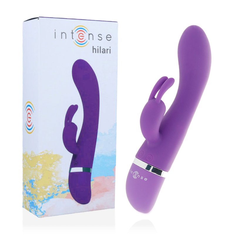 INTENSE - HILARI VIBRATOR LILAC SILICONE LUXE INTENSE FUN  NOCTURNA DESIRES