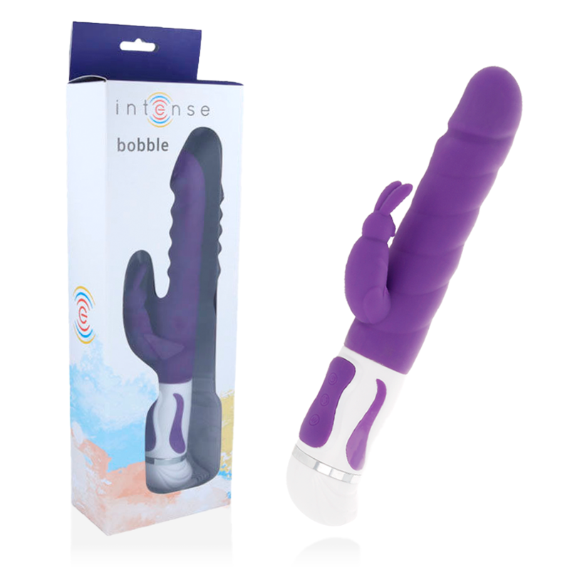 INTENSE - BOBBLE VIBRATOR ROTATOR LILAC SILICONE INTENSE FUN  NOCTURNA DESIRES