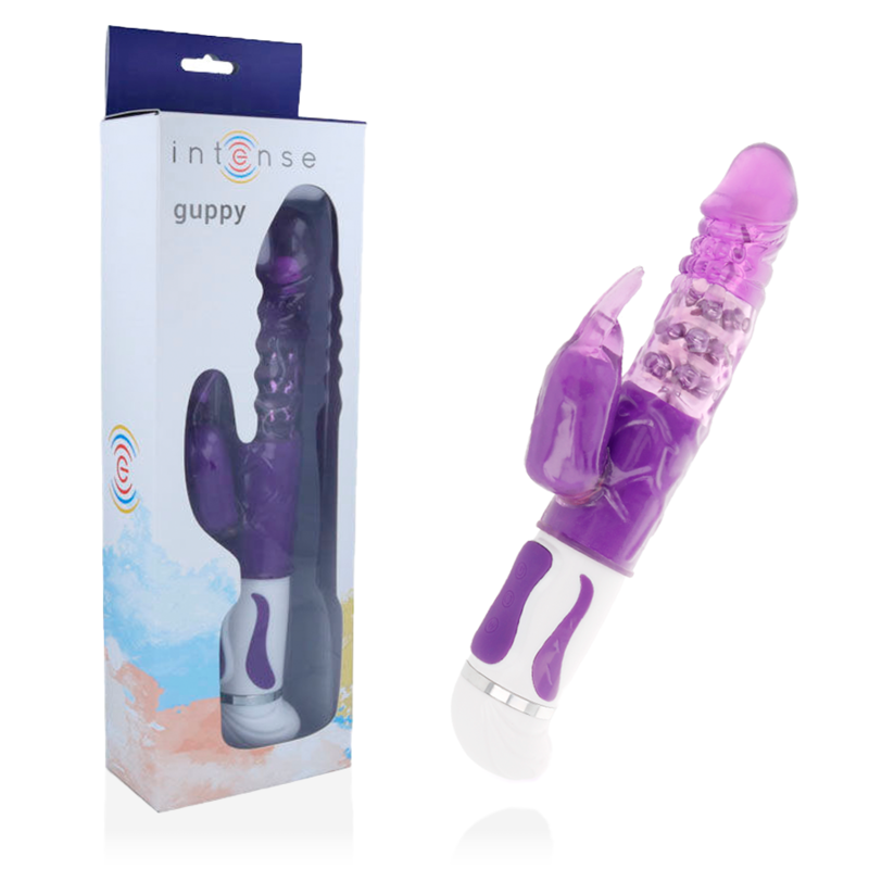 INTENSE - GUPPY LILAC ROTATOR VIBRATOR INTENSE FUN  NOCTURNA DESIRES