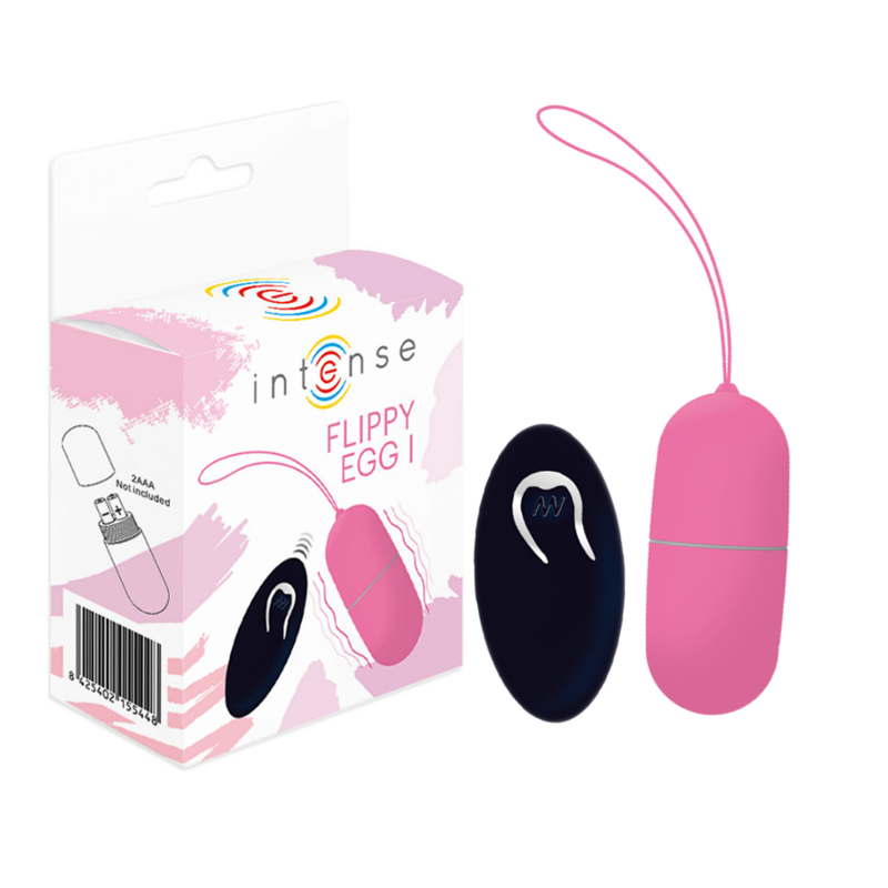 INTENSE - FLIPPY I VIBRATING EGG WITH REMOTE CONTROL PINK INTENSE COUPLES TOYS  NOCTURNA DESIRES
