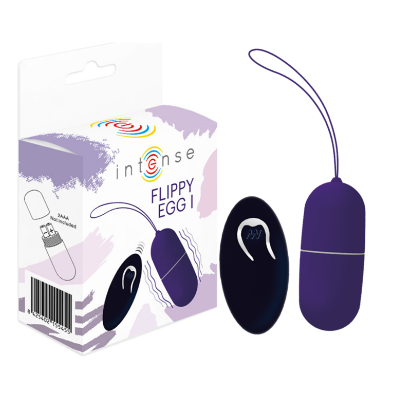 INTENSE - FLIPPY I VIBRATING EGG WITH REMOTE CONTROL PURPLE INTENSE COUPLES TOYS  NOCTURNA DESIRES