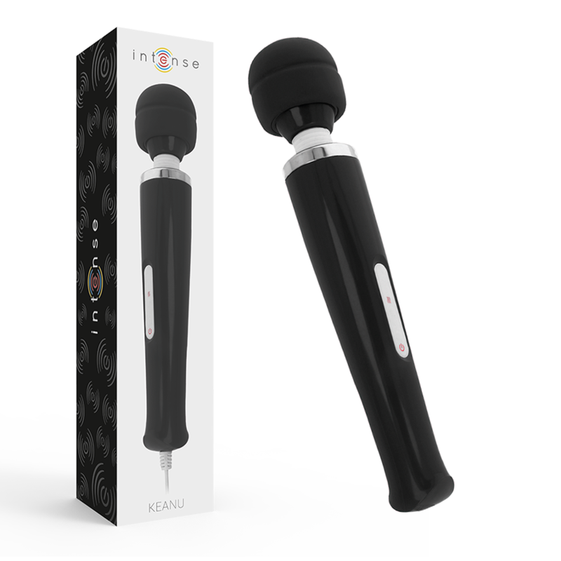 INTENSE - KEANU WAND BLACK MASSAGER - NOCTURNA DESIRES