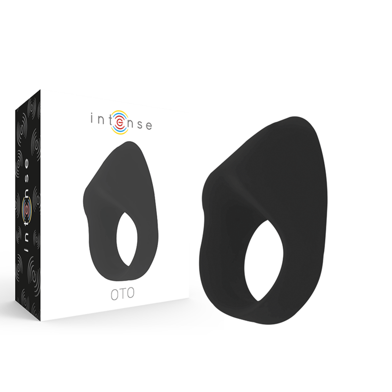 INTENSE - OTO BLACK RECHARGEABLE VIBRATOR RING - NOCTURNA DESIRES