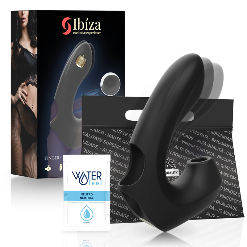 IBIZA - POWERFUL VIBRATING AND CLITORIS SUCTION THIMBLE - NOCTURNA DESIRES
