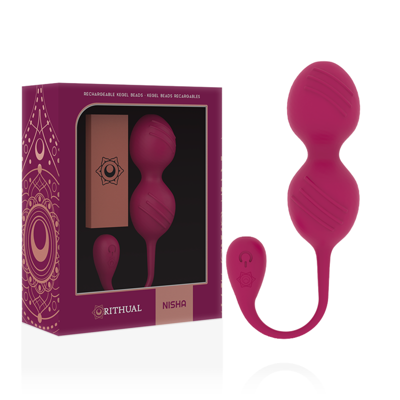 RITHUAL - NISHA RECHARGEABLE VIBRATING KEGEL BALLS ORCHID - NOCTURNA DESIRES