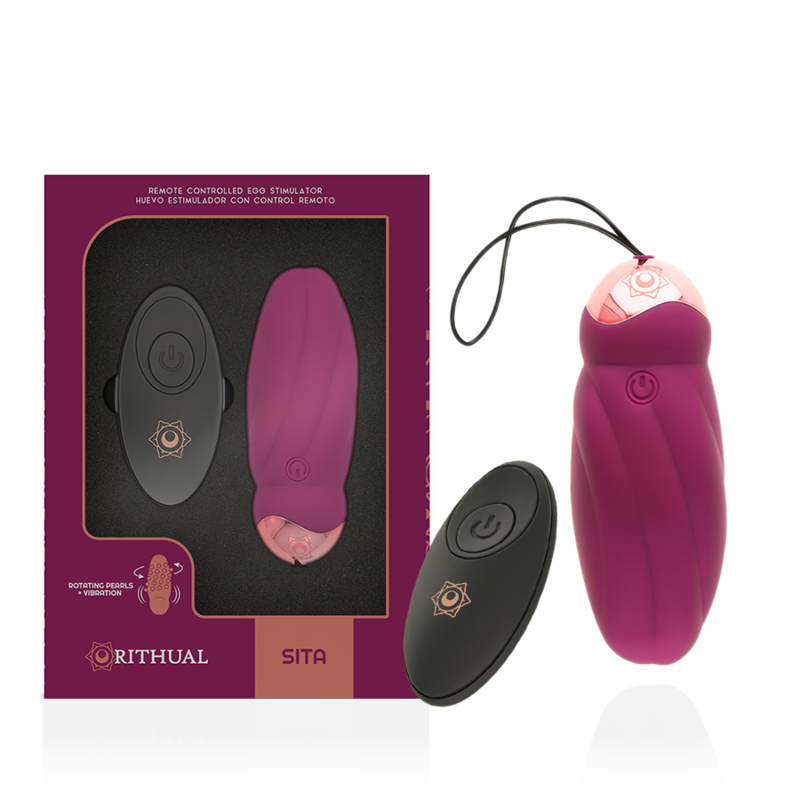 RITHUAL - SITA EGG REMOTE CONTROL BEAD ROTATION + VIBRATION - NOCTURNA DESIRES