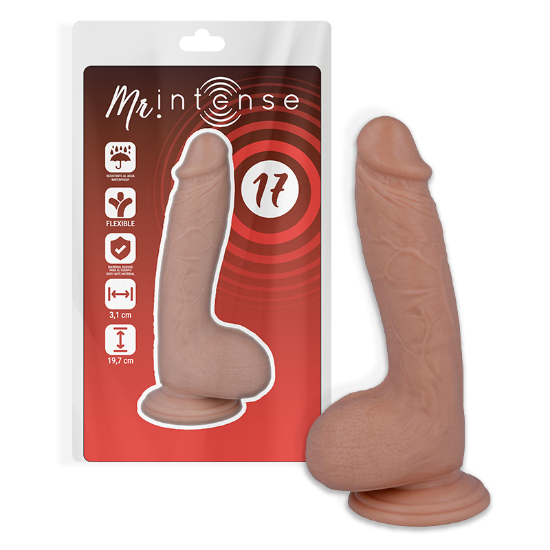 MR INTENSE - 17 REALISTIC COCK 19.7 CM -O- 4.1 CM MR. INTENSE  NOCTURNA DESIRES