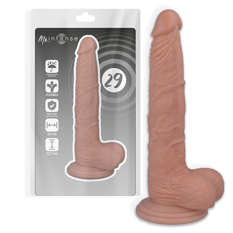 MR INTENSE - 29 REALISTIC COCK 22.7 CM -O- 3.5 CM - NOCTURNA DESIRES