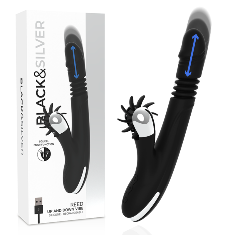 BLACK&SILVER - BUNNY REED UP & DOWN VIBE - NOCTURNA DESIRES