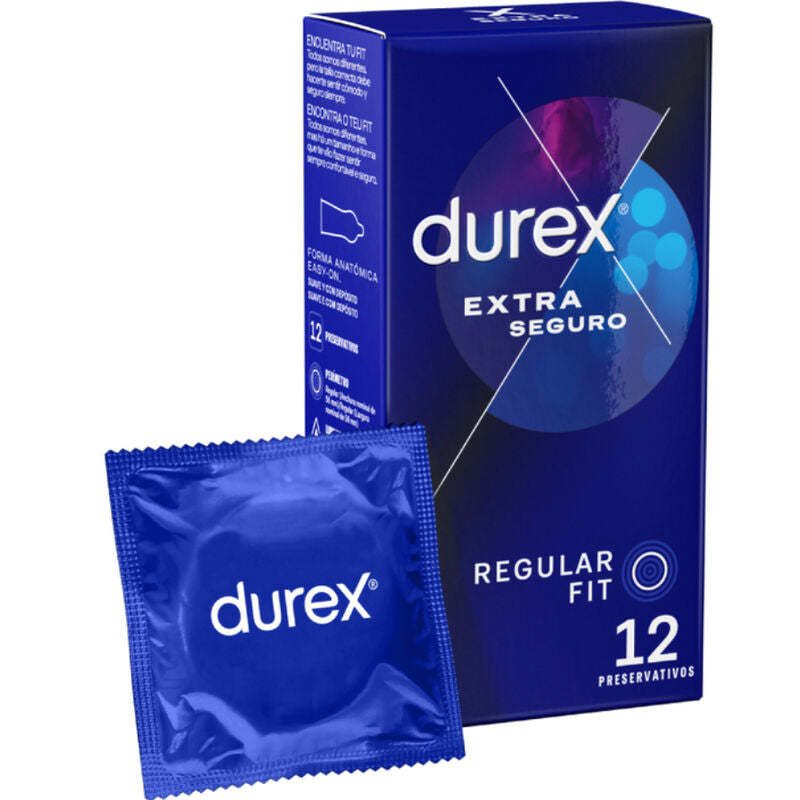 DUREX - EXTRA SEGURO 12 UNITS DUREX CONDOMS  NOCTURNA DESIRES