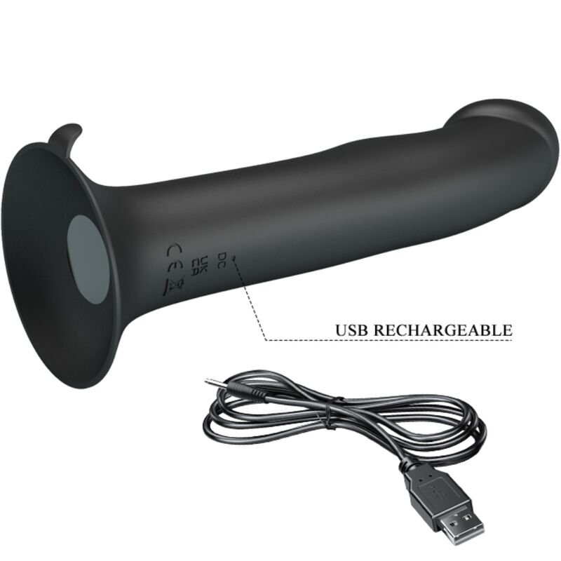PRETTY LOVE - MURRAY BLACK CLITORAL VIBRATOR AND SUCKER - NOCTURNA DESIRES