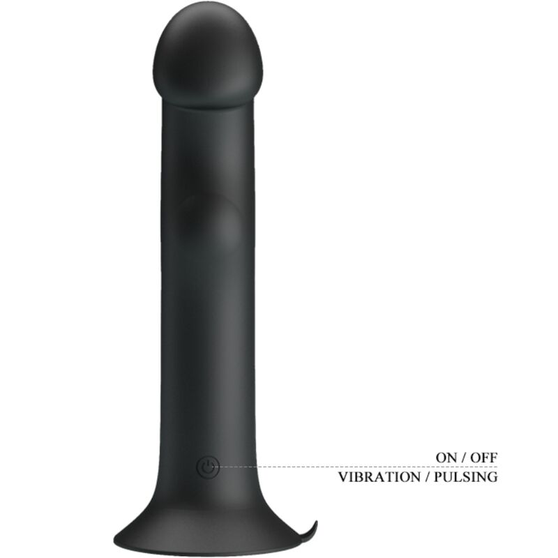 PRETTY LOVE - MURRAY BLACK CLITORAL VIBRATOR AND SUCKER - NOCTURNA DESIRES