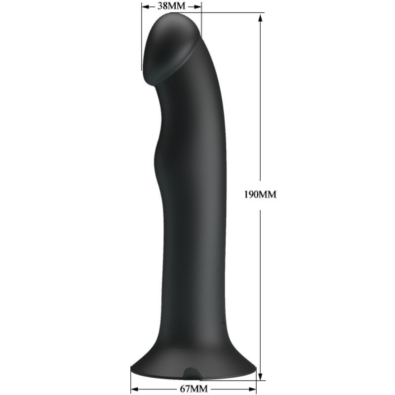 PRETTY LOVE - MURRAY BLACK CLITORAL VIBRATOR AND SUCKER - NOCTURNA DESIRES