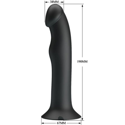 PRETTY LOVE - MURRAY BLACK CLITORAL VIBRATOR AND SUCKER - NOCTURNA DESIRES