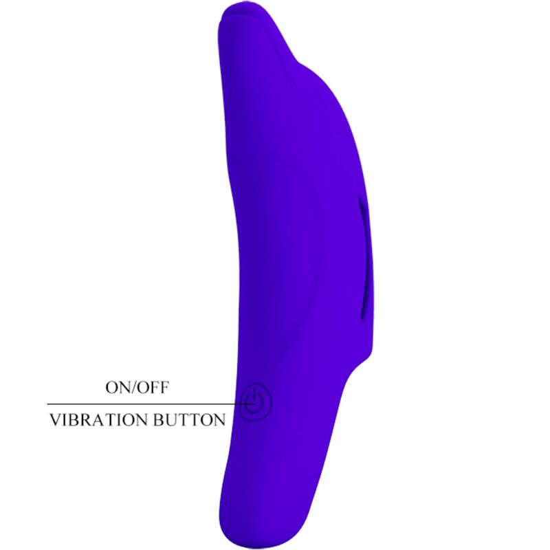 PRETTY LOVE - DELPHINI POWERFUL DARK BLUE FINGER STIMULATOR - NOCTURNA DESIRES