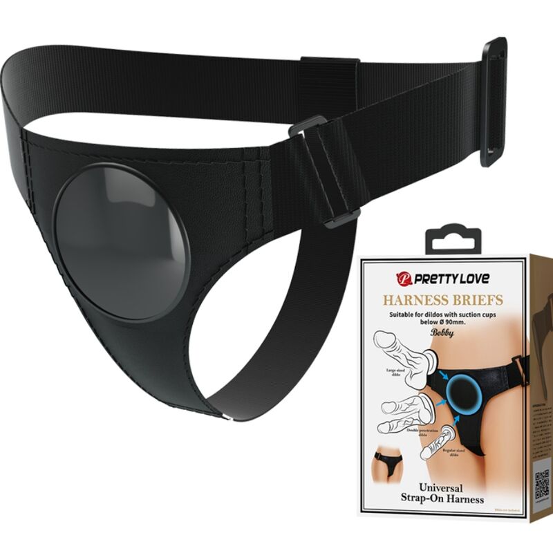 PRETTY LOVE - BLACK UNIVERSAL HARNESS - NOCTURNA DESIRES