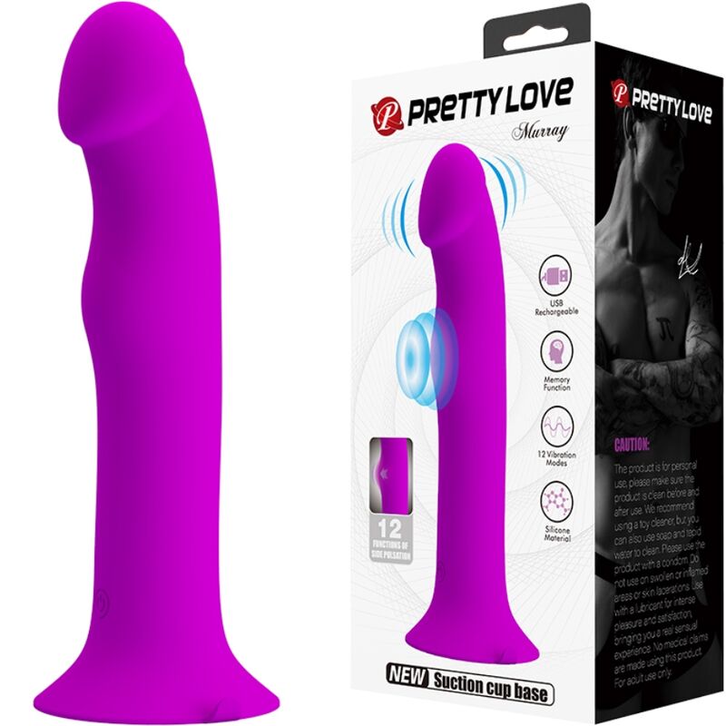 PRETTY LOVE - MURRAY VIBRATOR AND G-POINT STIMULATOR PURPLE - NOCTURNA DESIRES