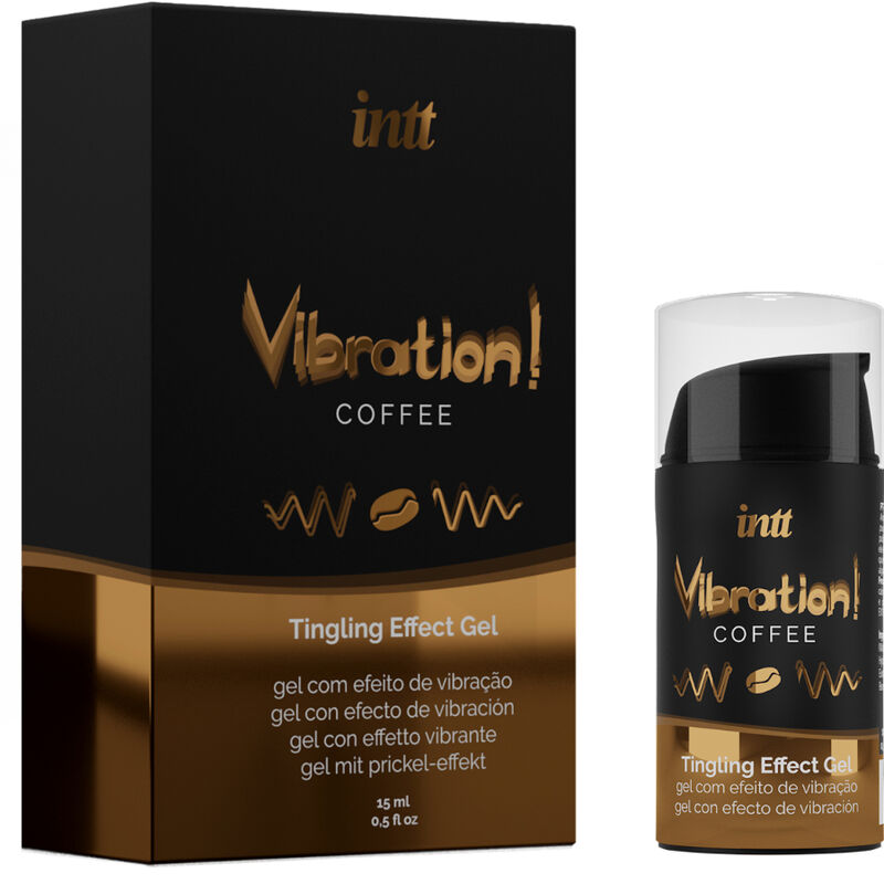 INTT - POWERFUL INTIMATE STIMULANT LIQUID VIBRATING GEL COFFEE 15ML - NOCTURNA DESIRES