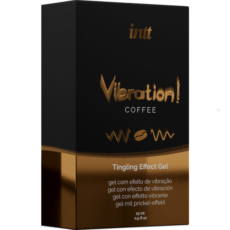 INTT - POWERFUL INTIMATE STIMULANT LIQUID VIBRATING GEL COFFEE 15ML - NOCTURNA DESIRES