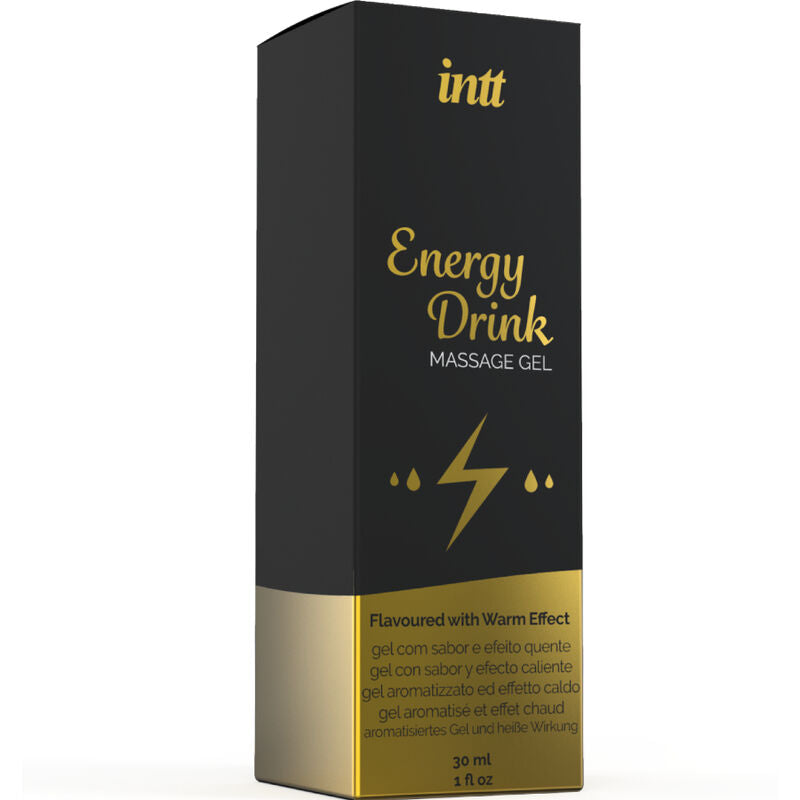 INTT MASSAGE & ORAL SEX - MASSAGE GEL WITH FLAVORED ENERGY CA DRINK AND HEATING EFFECT - NOCTURNA DESIRES