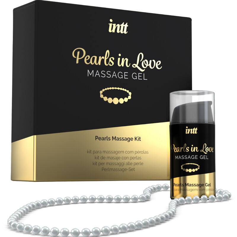 INTT MASSAGE & ORAL SEX - PEARLS IN LOVE WITH PEARL NECKLACE AND SILICONE GEL - NOCTURNA DESIRES