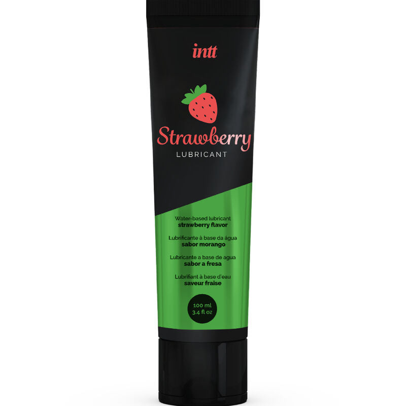 INTT LUBRICANTS - INTIMATE WATER-BASED LUBRICANT STRAWBERRY FLAVOR - NOCTURNA DESIRES