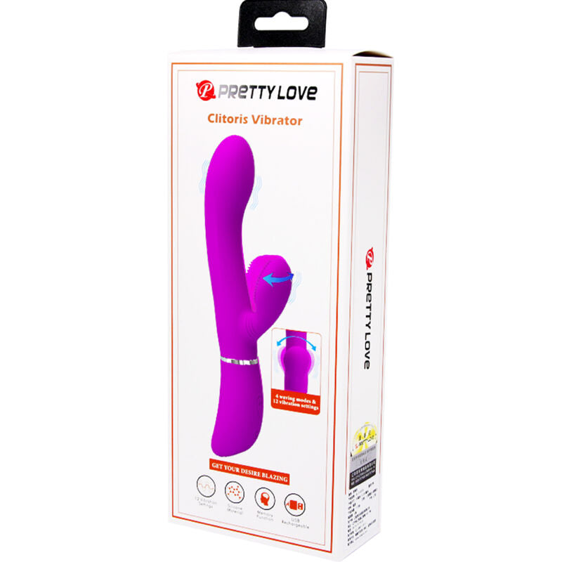 PRETTY LOVE - CLITORIS STIMULATOR VIBRATOR - NOCTURNA DESIRES