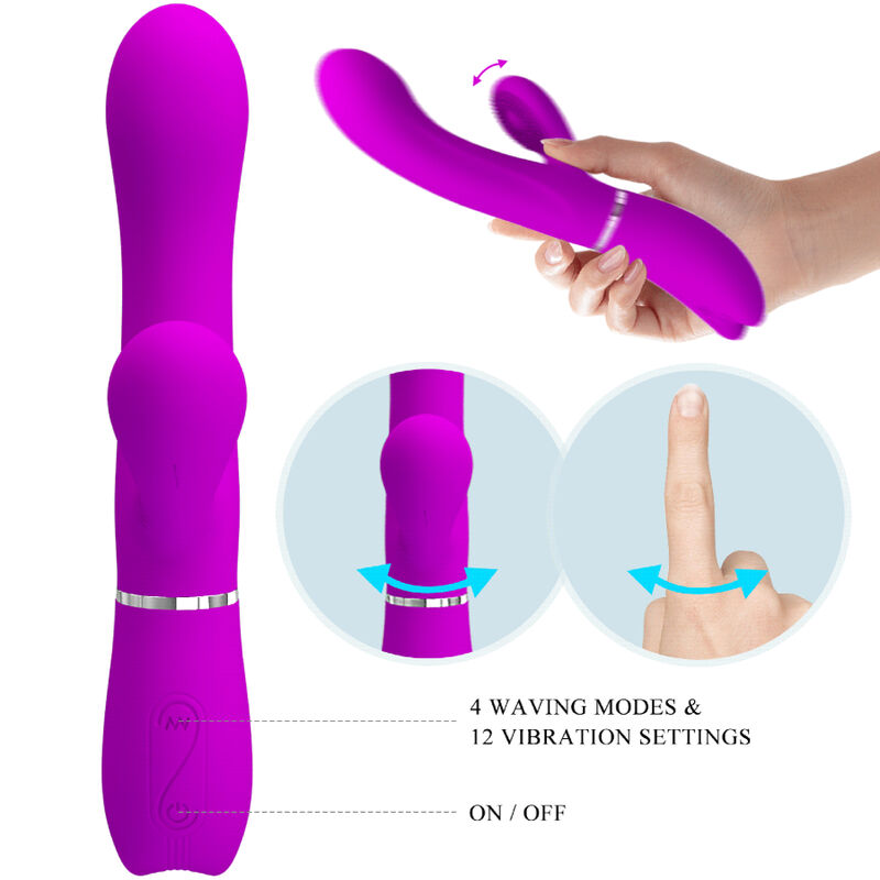 PRETTY LOVE - CLITORIS STIMULATOR VIBRATOR - NOCTURNA DESIRES