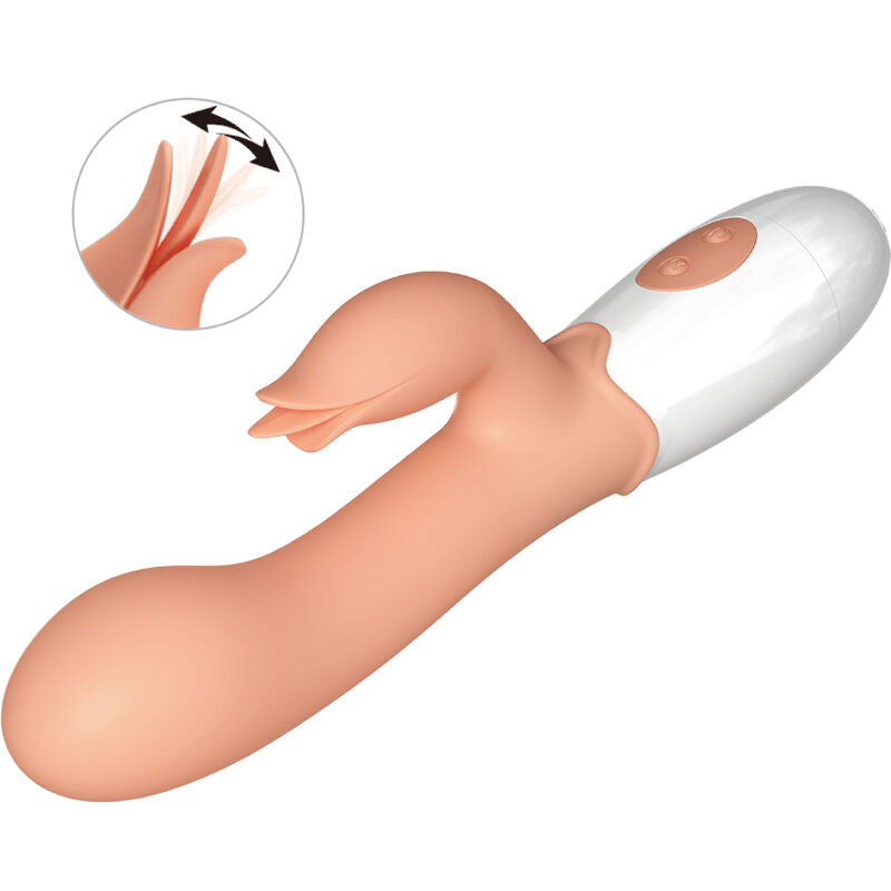 PRETTY LOVE - BLOODY MARY VIBRATOR WITH STIMULATOR - NOCTURNA DESIRES