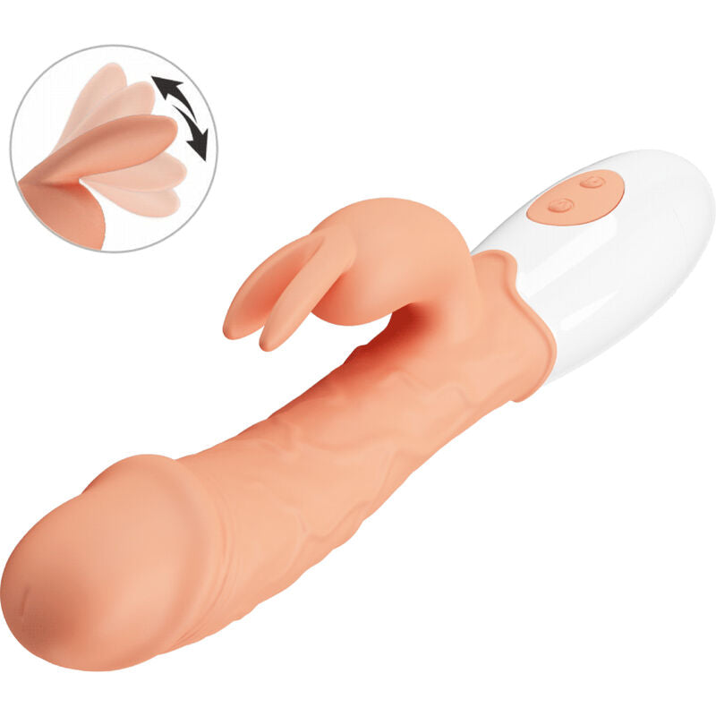 PRETTY LOVE - EASTER BUNNY VIBRATOR WITH STIMULATOR - NOCTURNA DESIRES