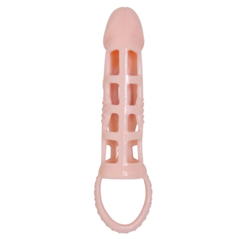 PRETTY LOVE - HARRISON PENIS EXTENDER COVER WITH VIBRATION AND STRAP 13.5 CM - NOCTURNA DESIRES