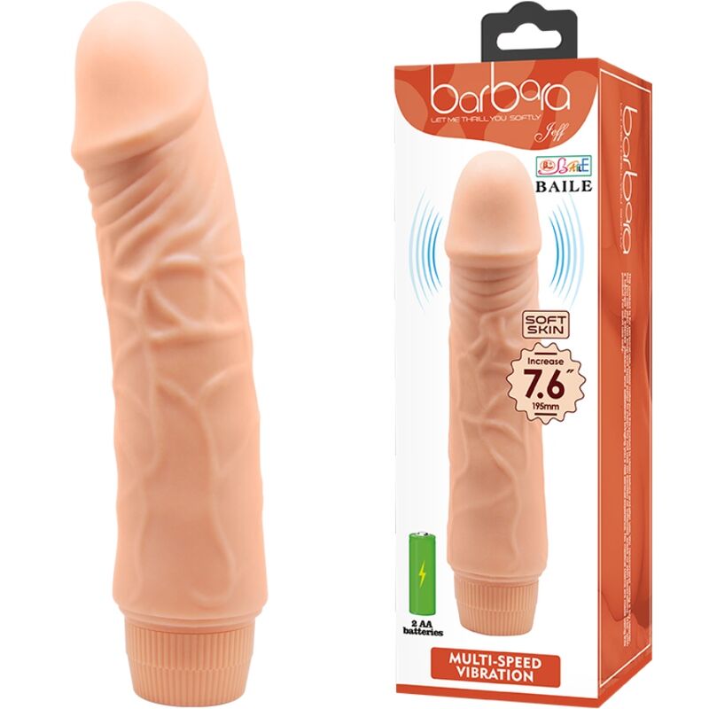 BAILE - BARBARA REALISTIC VIBRATOR 20 CM - NOCTURNA DESIRES
