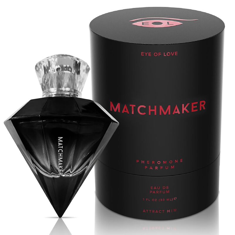 EYE OF LOVE - MATCHMAKER BLACK DIAMOND LGBTQ PERFUME PHEROMONES FOR HIM 30 ML - NOCTURNA DESIRES