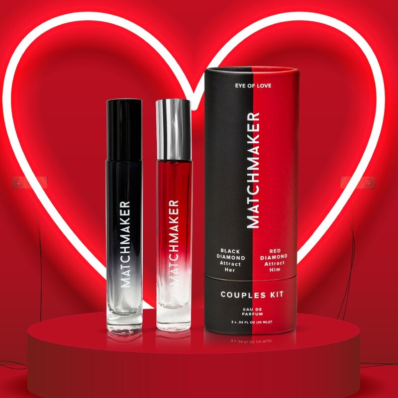 EYE OF LOVE - MATCHMAKER PHEROMONE 2PC SET COUPLES KIT ATTRACT HER & HIM 20 ML - NOCTURNA DESIRES