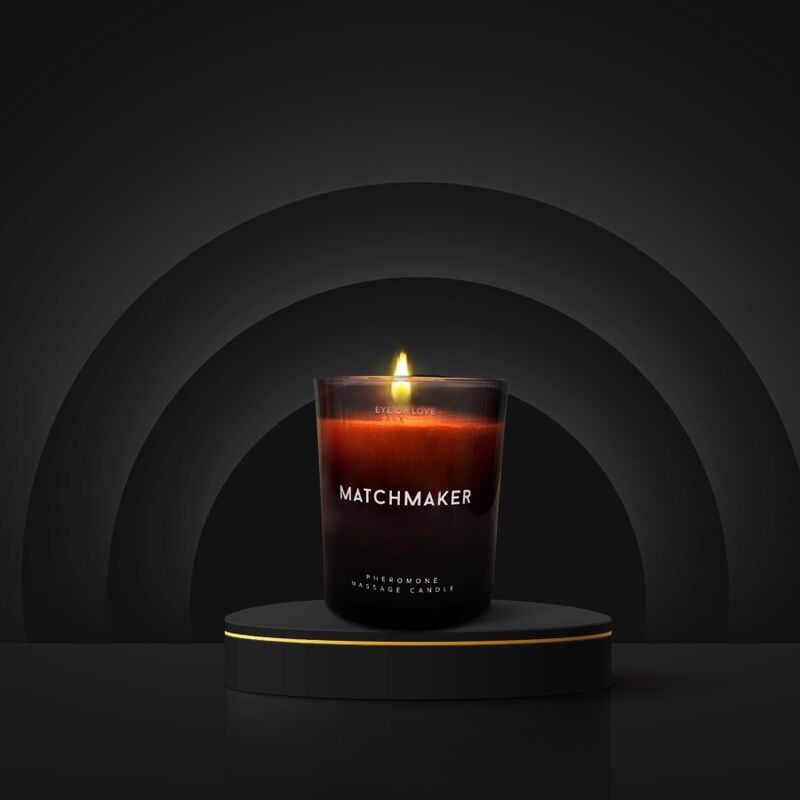 EYE OF LOVE - MATCHMAKER BLACK DIAMOND MASSAGE CANDLE ATTRACT HER 150 ML - NOCTURNA DESIRES